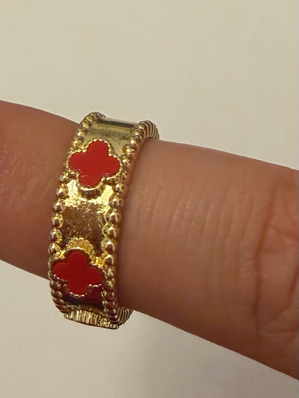 (2) Adjustable Freida Rothman Clover Rings - Picture 4 of 5